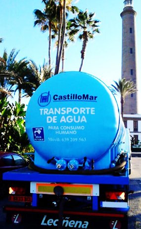 Transportes Castillo Mar camión de transporte